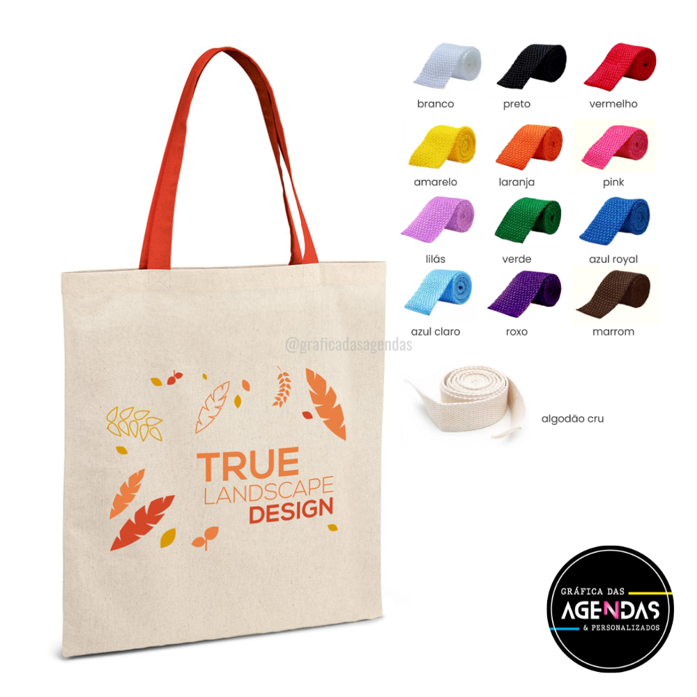 Ecobag 100% algodão